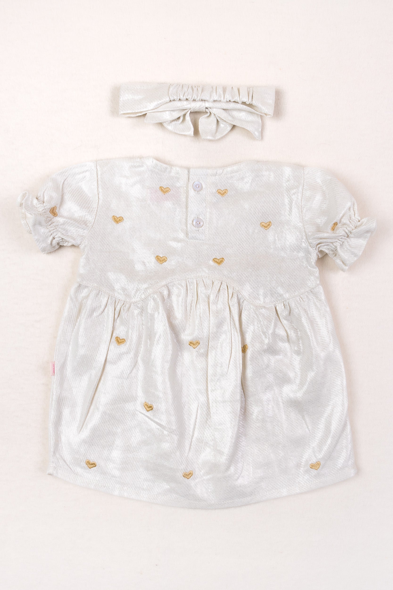 CONJUNTO VESTIDO BEBÉ NIÑA BLANCO