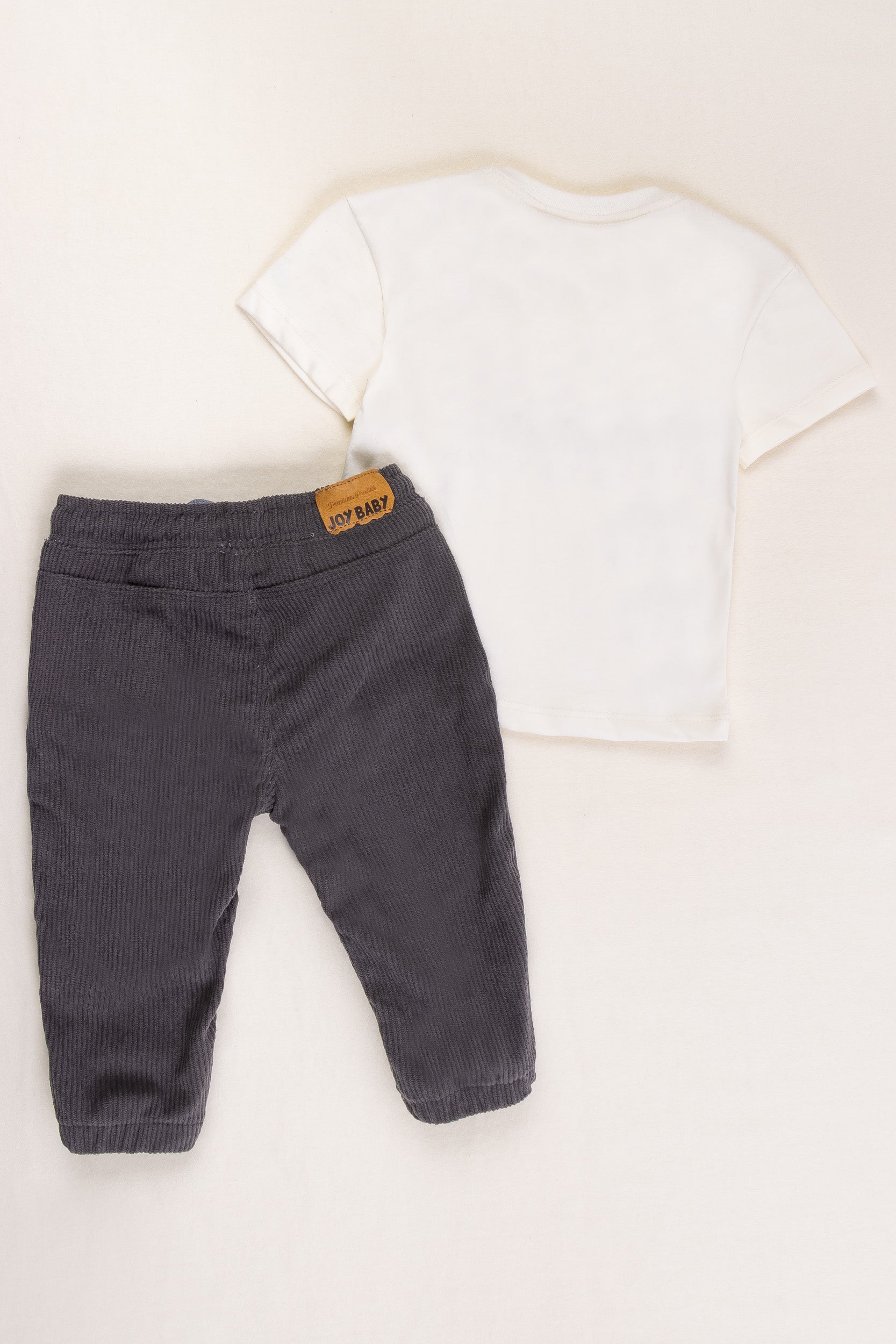 CONJUNTO BEBÉ NIÑO OH BABY GRIS