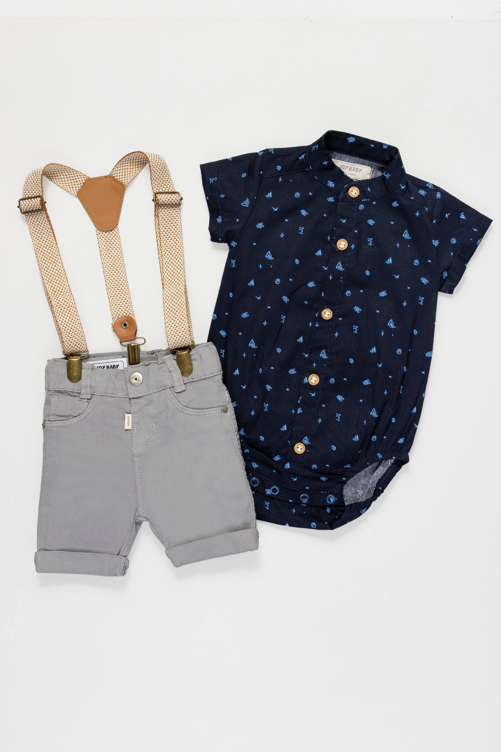 CONJUNTO BEBÉ NIÑO AZUL OSCURO