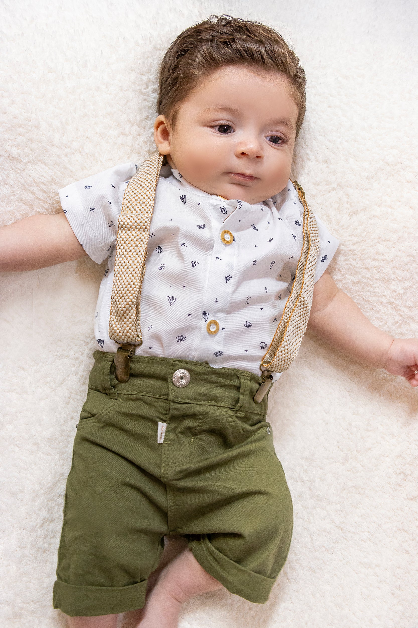 CONJUNTO BEBÉ NIÑO BLANCO