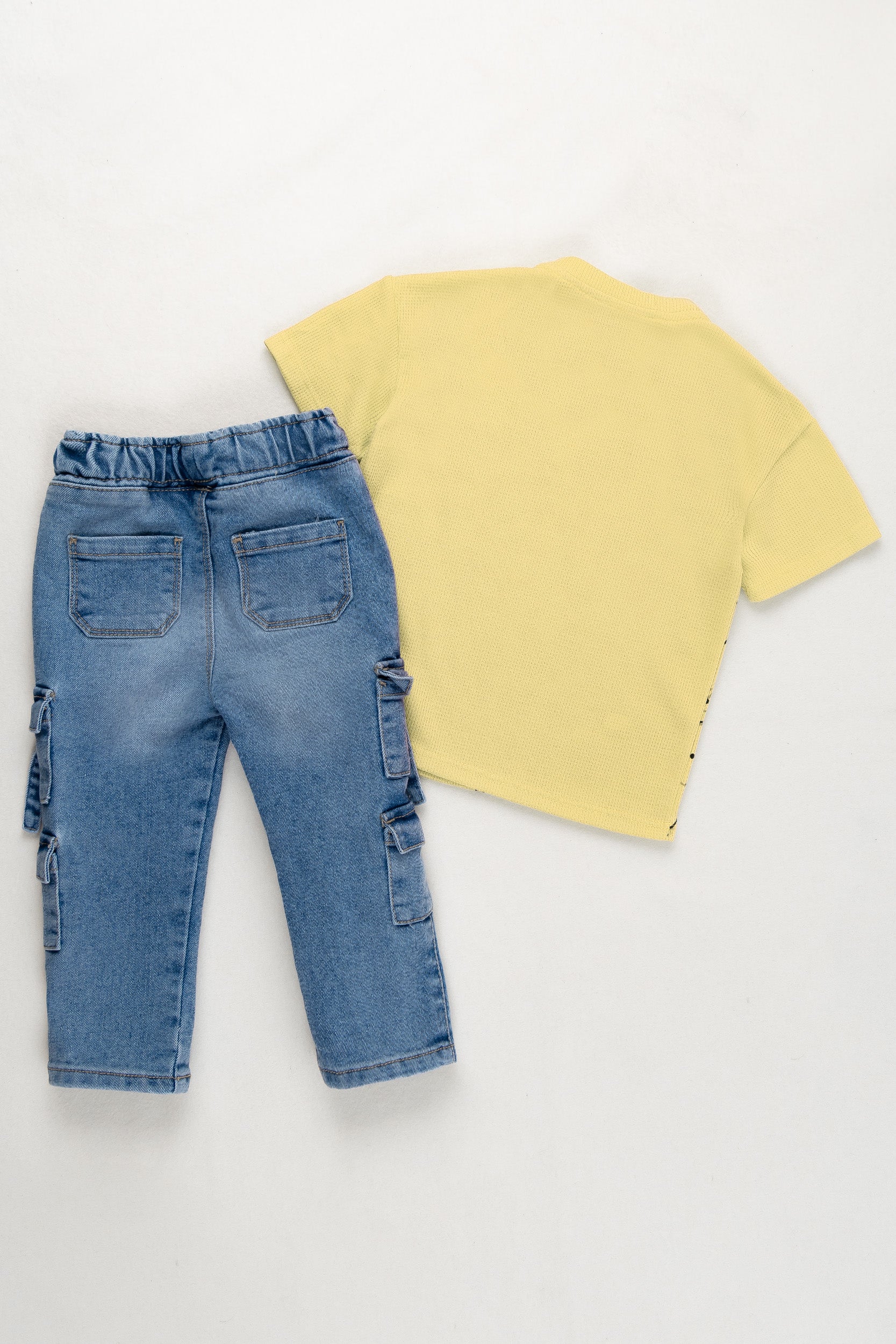 CONJUNTO 2 PRENDAS NIÑO AMARILLO