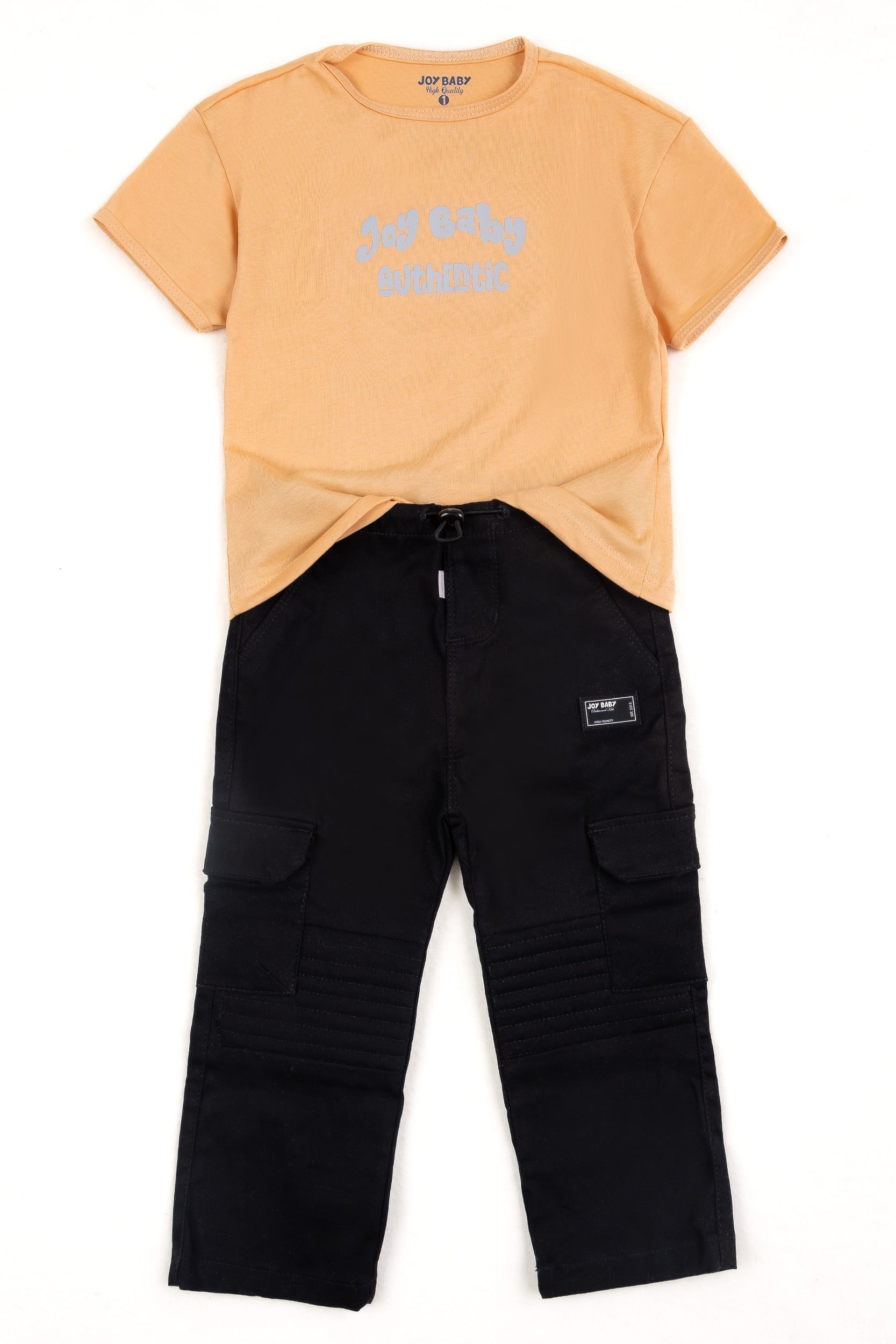 CONJUNTO 2 PRENDAS NIÑO AUTHENTIC NEGRO