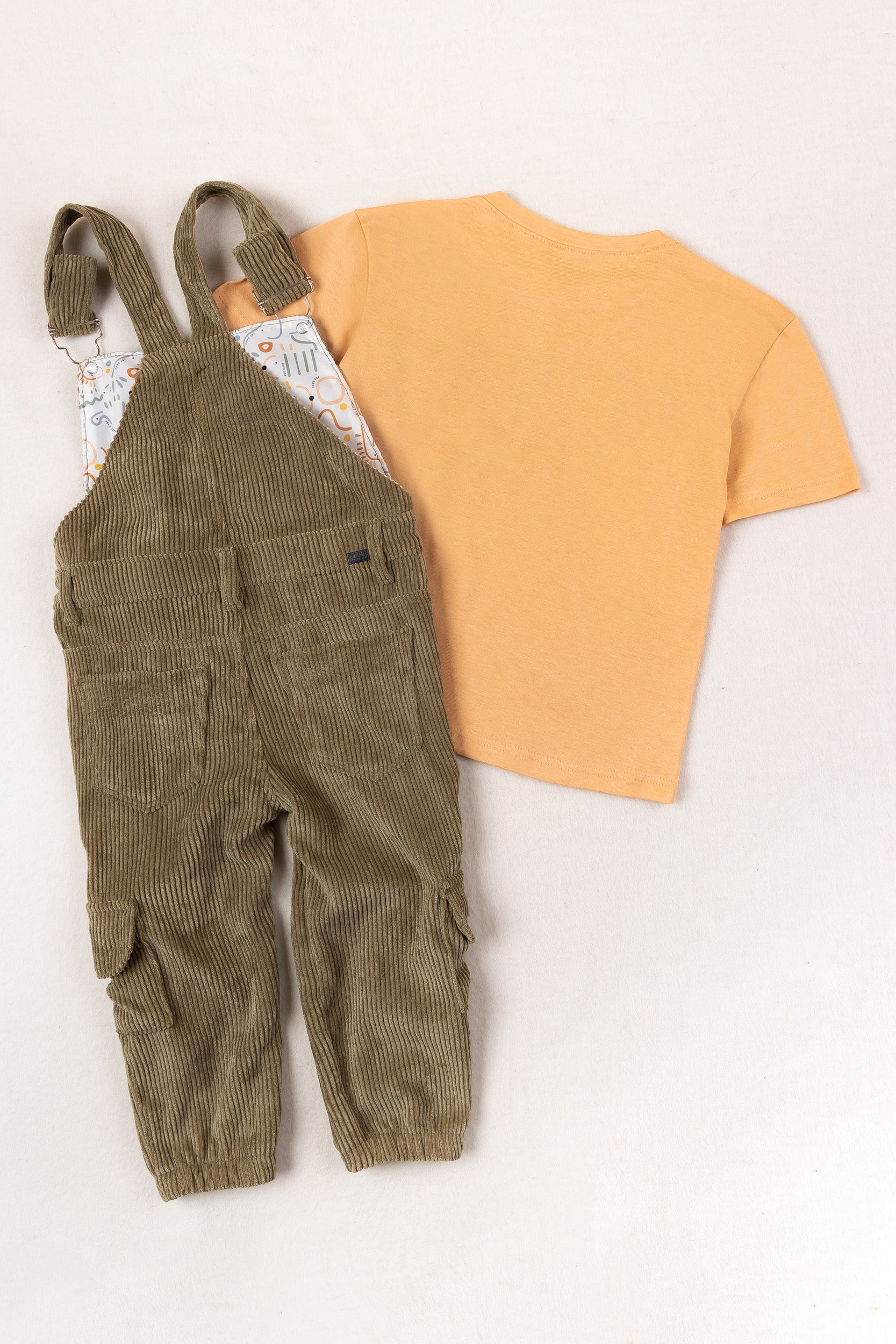 CONJUNTO OVEROL NIÑO GET OUT VERDE