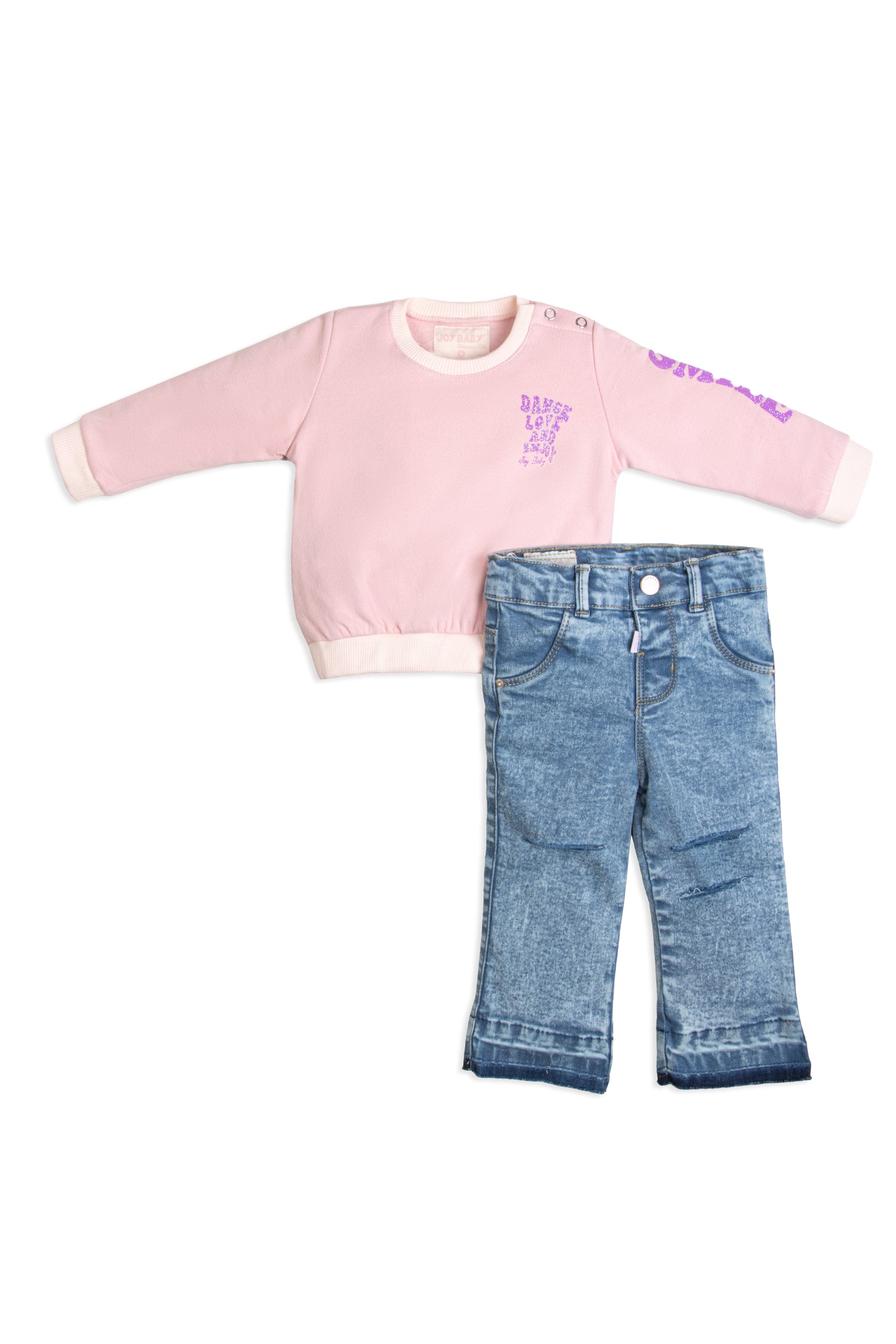 CONJUNTO NIÑA PINK SMILE