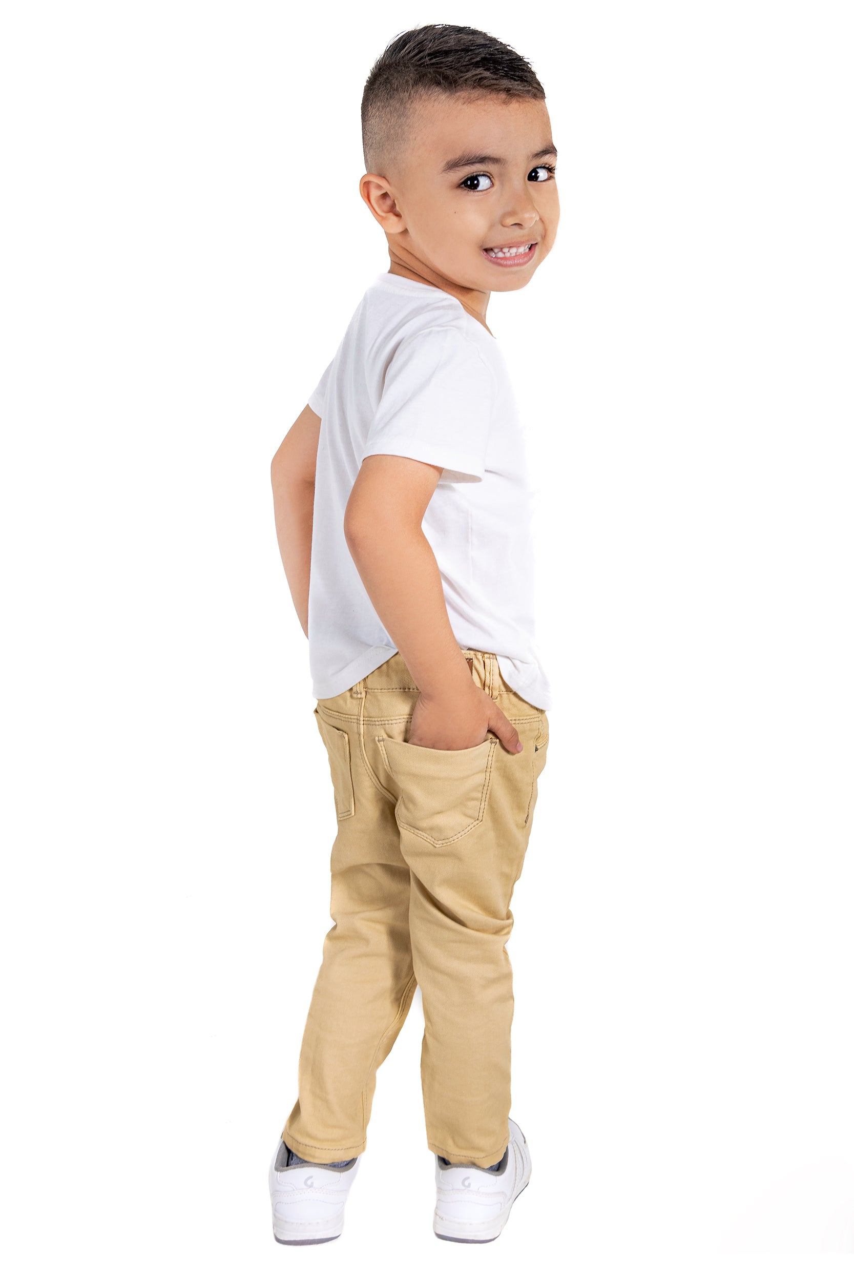 Pantalon niño beige new arrivals